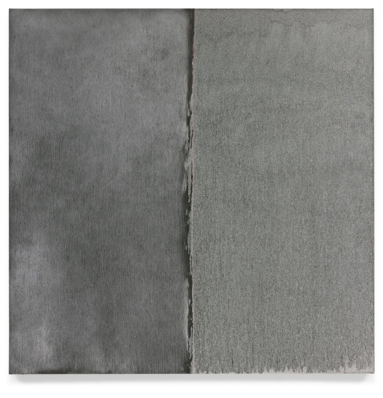 Pat Steir&nbsp; Silver, 2018&nbsp;