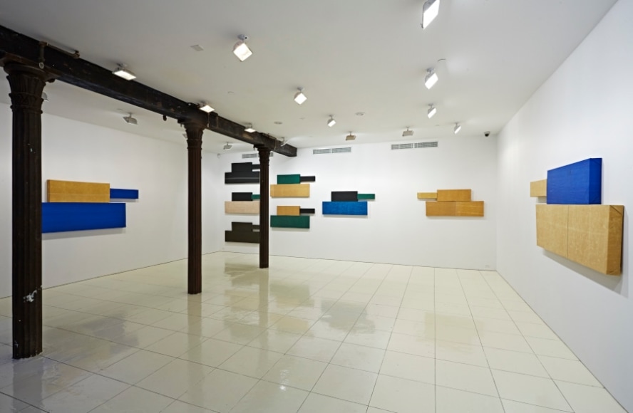 Installation view, Grear Patterson:&nbsp;Panzers&nbsp;and&nbsp;Tigers,&nbsp;Vito Schnabel, New York, 2014.