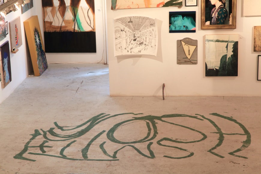 Installation view, The Bruce High Quality Foundation, Brucennial 2012, New York, 2012