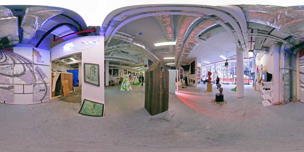 Installation view, The Bruce High Quality Foundation, Brucennial: 2010, New York, 2010