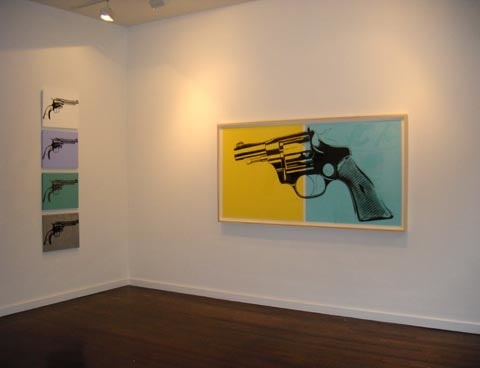 ANDY WARHOL Guns, Van de Weghe Fine ART