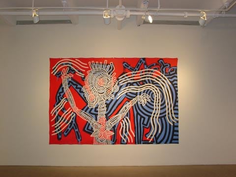 KEITH HARING Portrait of Grace Jones, 1986