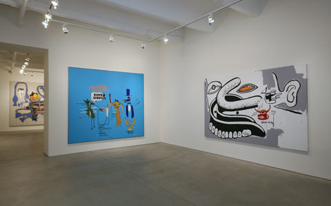 ANDY WARHOL, JEAN-MICHEL BASQUIAT AND COLLABORATION PAINTINGS