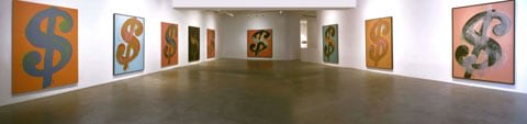 ANDY WARHOL Dollar Signs, Van de Weghe Fine Art