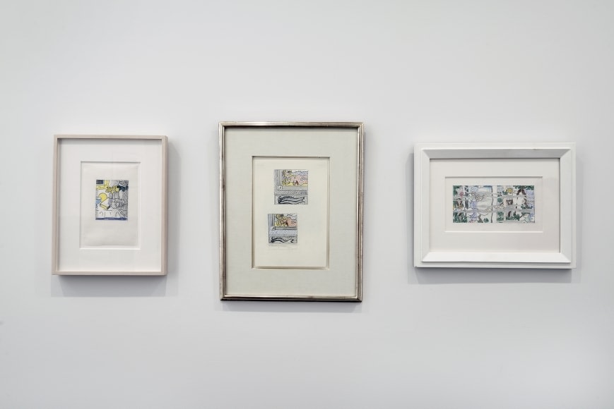 ROY LICHTENSTEIN: Paintings, Drawings and Sculptures, Van de Weghe Fine Art, September 24 - November 20, 2015, Installation view.