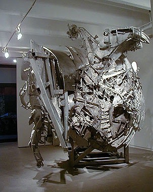 FRANK STELLA Catal H&uuml;y&uuml;k (level VII) Shrine VII .45, 2000