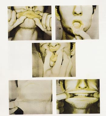 BRUCE NAUMAN Studies for Holograms (a-e), 1970