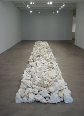 RICHARD LONG Little Tejunga Canyon Line, Van de Weghe Fine Art