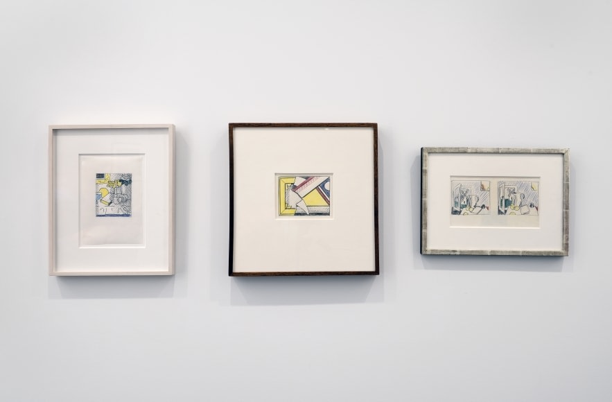 ROY LICHTENSTEIN: Paintings, Drawings and Sculptures, Van de Weghe Fine Art, September 24 - November 20, 2015, Installation view.