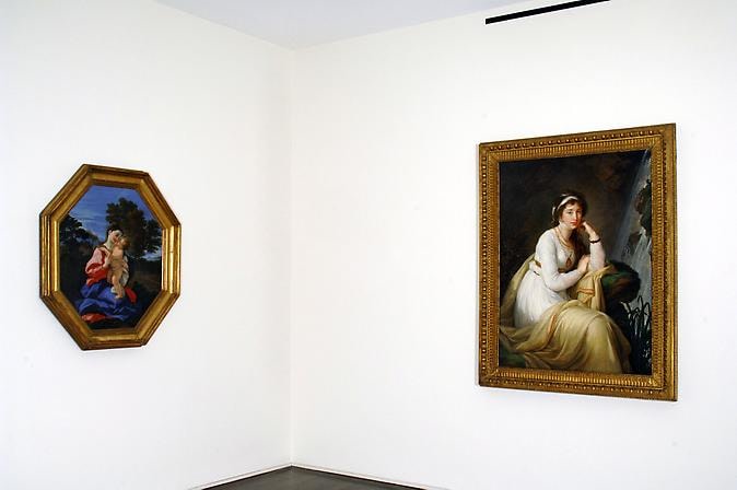 GIOVANNI BATTISTA GAULLI (IL BACICCIO), Genoa 1639 - 1709 Rome, The Virgin and Child (The Rest on the Flight into Egypt)