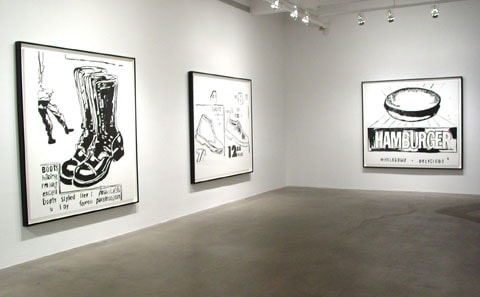 andy warhol black and white