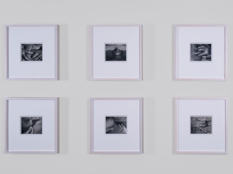 Installation view of Lucas Samaras: AutoPolaroids, 1969-71 at Craig F. Starr Gallery