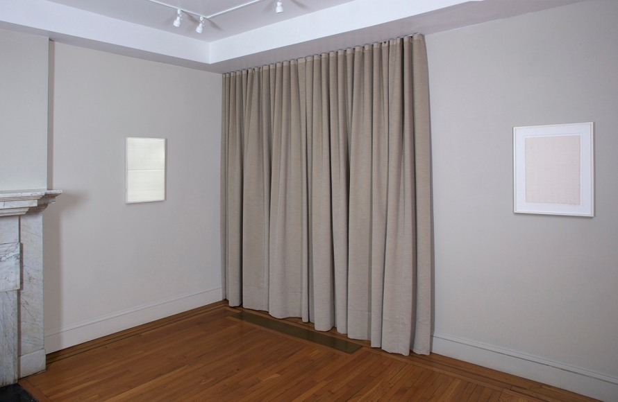 Installation view of Eleanore Mikus: Tablets and Related Works, 1960-69