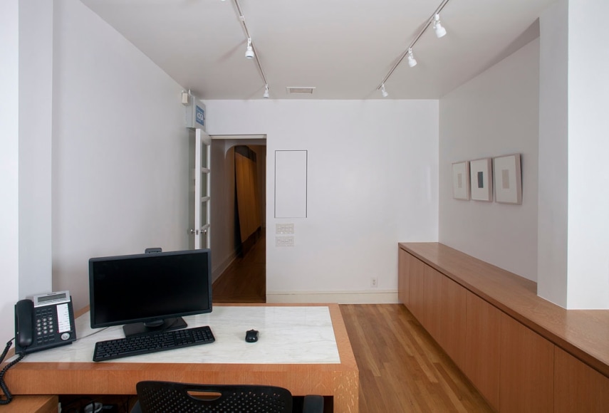 Installation view of Dorothea Rockburne: Works 1967-1972 at Craig F. Starr Gallery