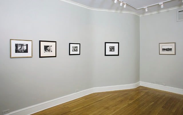 Installation view of Edward Hopper Etchings at Craig F. Starr Gallery