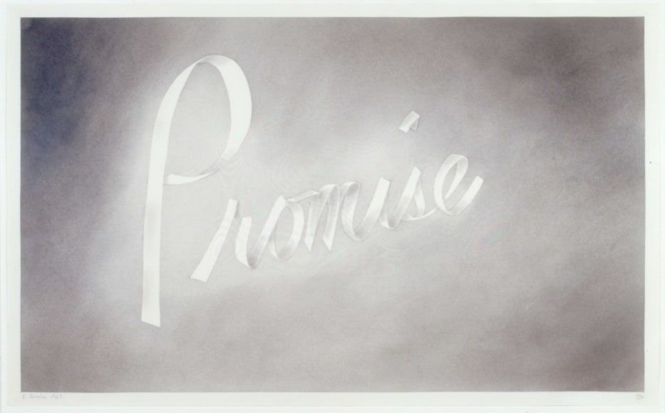 Ed Ruscha Promise, 1967