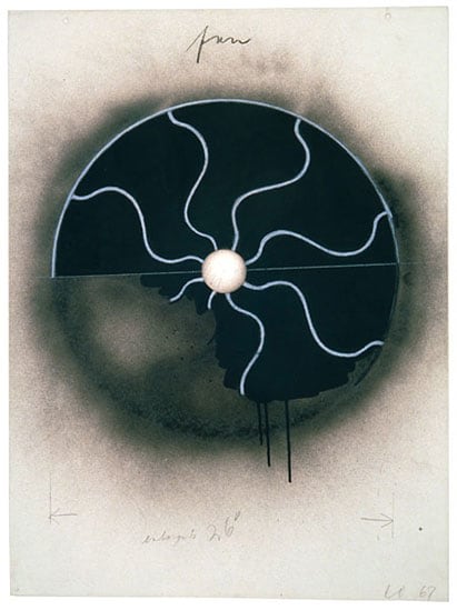 Claes Oldenburg, Study of Fan Cage, 1967.