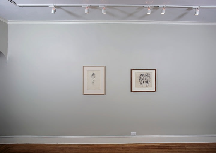 Installation view of Willem de Kooning: Women at Craig F. Starr Gallery