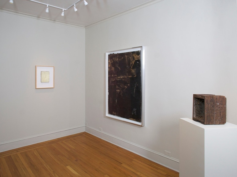 Installation view of&nbsp;Robert Rauschenberg: The Fulton Street Studio, 1953-54&nbsp;at Craig F. Starr Gallery