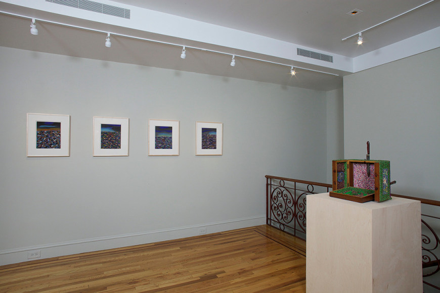 Installation view of Lucas Samaras Pastels at Craig F. Starr Gallery