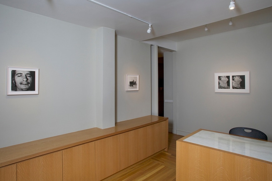 Installation view of Eureka: William Wegman Photographs 1970-1975 at Craig F. Starr Gallery