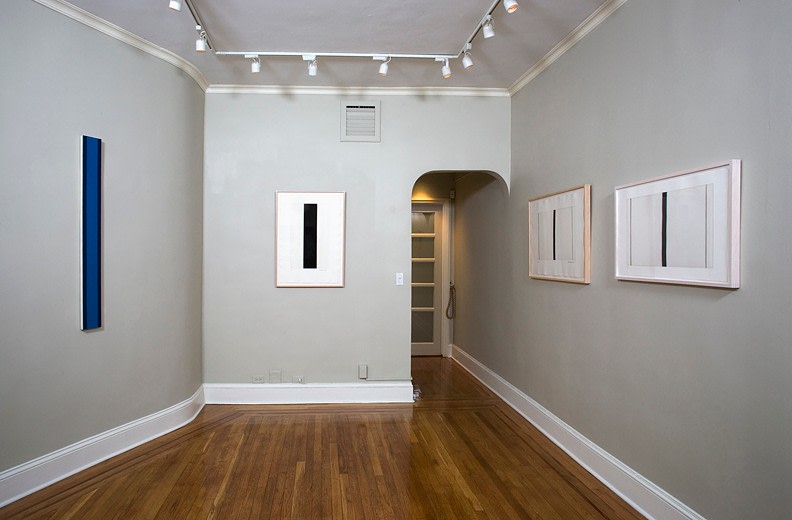 Installation view Part I of Playing This Litho Instrument: The Prints of Barnett Newman at Craig F. Starr