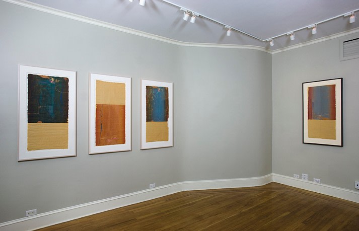 Installation view of Helen Frankenthaler, East and Beyond: Woodcuts 1973-77 at Craig F. Starr Gallery