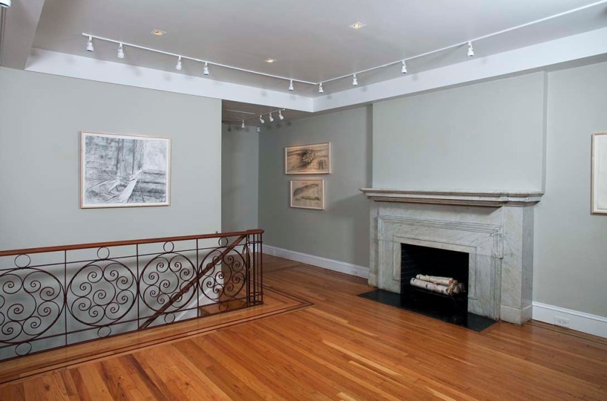 Installation view of Robert Morris: Drawings 1961-76 at Craig F. Starr Gallery
