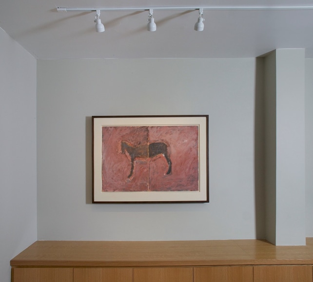 Installation view of Susan Rothenberg: First Horse at Craig F. Starr Gallery
