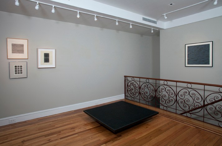 Installation view of Eva Hesse and Sol LeWitt at Craig F. Starr Gallery