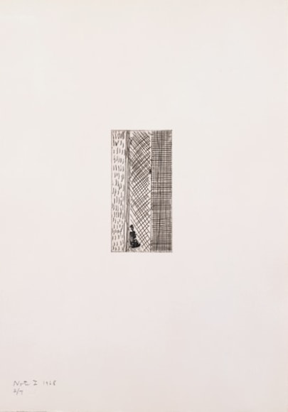 Barnett Newman Note I, 1968
