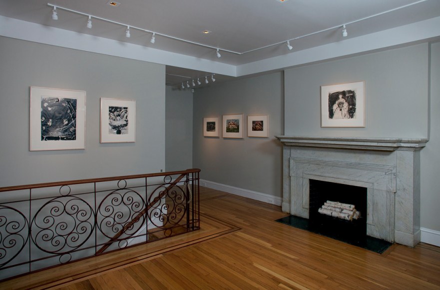 Installation view of Anselm Kiefer: Drawings from the Sonnabend Collection at Craig F. Starr Gallery