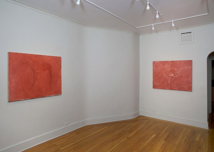 Installation view of Susan Rothenberg: First Horse at Craig F. Starr Gallery
