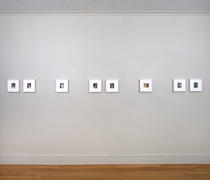 Installation view of Lucas Samaras: AutoPolaroids, 1969-71 at Craig F. Starr Gallery