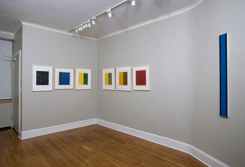 Installation view Part I of Playing This Litho Instrument: The Prints of Barnett Newman at Craig F. Starr