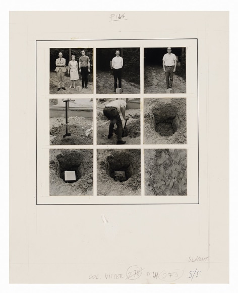 Sol LeWitt Buried Cube Containing an Object of Importance But Little Value, 1968