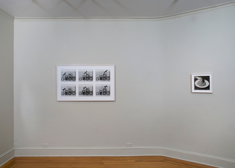 Installation view of Eureka: William Wegman Photographs 1970-1975 at Craig F. Starr Gallery