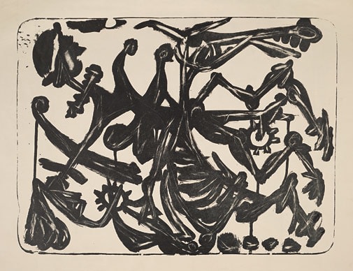 David Smith, Don Quixote, 2nd State, 1952.