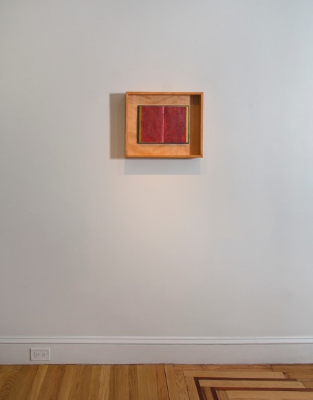 Installation view of Jasper Johns: Sculptures and Related Paintings 1957-1970 at Craig F. Starr Gallery