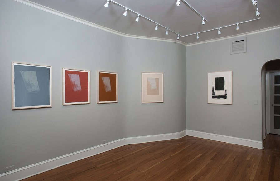 Installation view of Helen Frankenthaler: Prints and Proofs of the 1960s from the Artist&#039;s Archive at Craig F. Starr Gallery