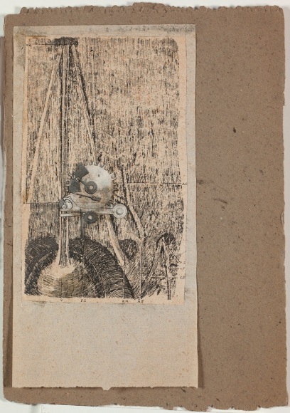 Robert Rauschenberg,&nbsp;Untitled [cogs], c. 1952.