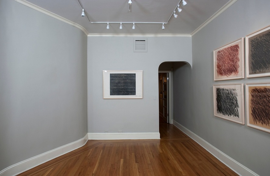 Installation view of Cy Twombly Prints at Craig F. Starr Gallery