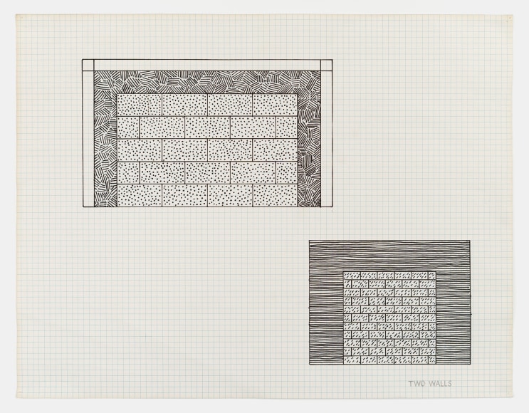 Untitled, 1981. Ink on paper, 17 x 22 inches. On view at Karma. 