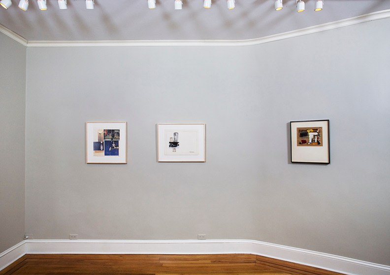 Installation view of To Ileana, From Bob: Rauschenberg Drawings from the Sonnabend Collection at Craig F. Starr Gallery