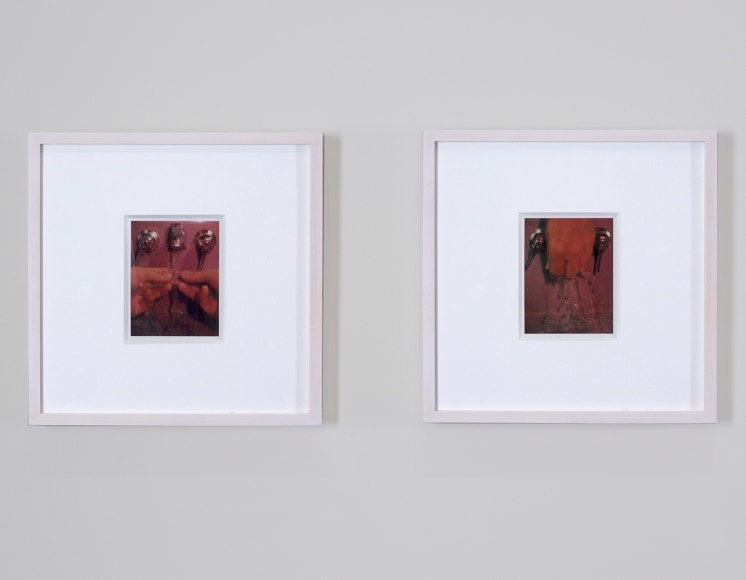 Installation view of Lucas Samaras: AutoPolaroids, 1969-71 at Craig F. Starr Gallery