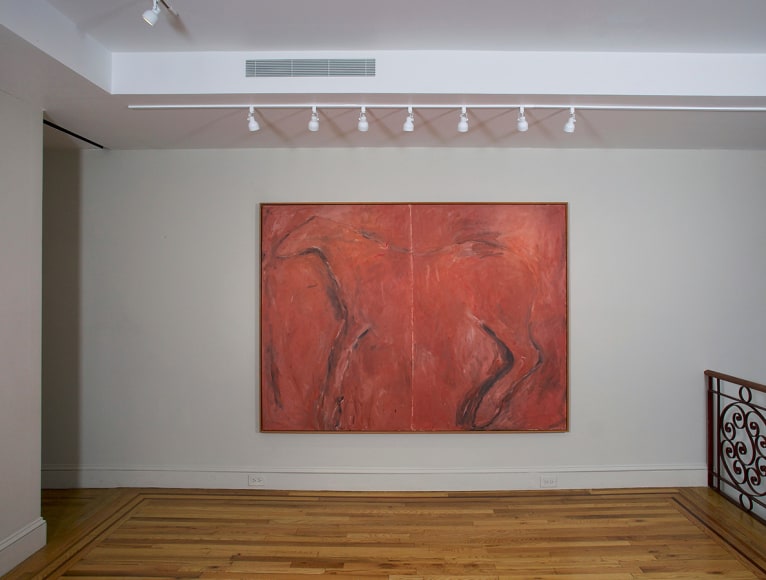 Installation view of Susan Rothenberg: First Horse at Craig F. Starr Gallery