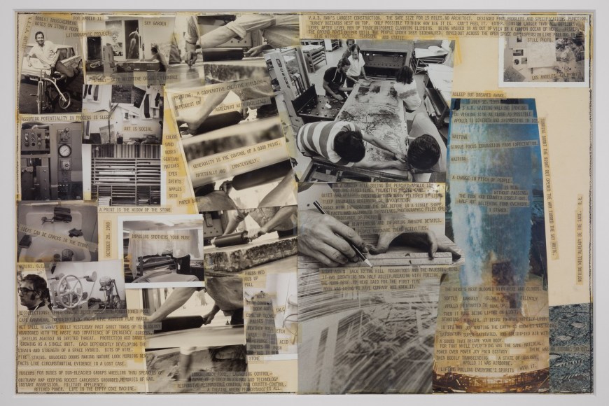 Robert Rauschenberg  Stoned Moon Drawing, 1969