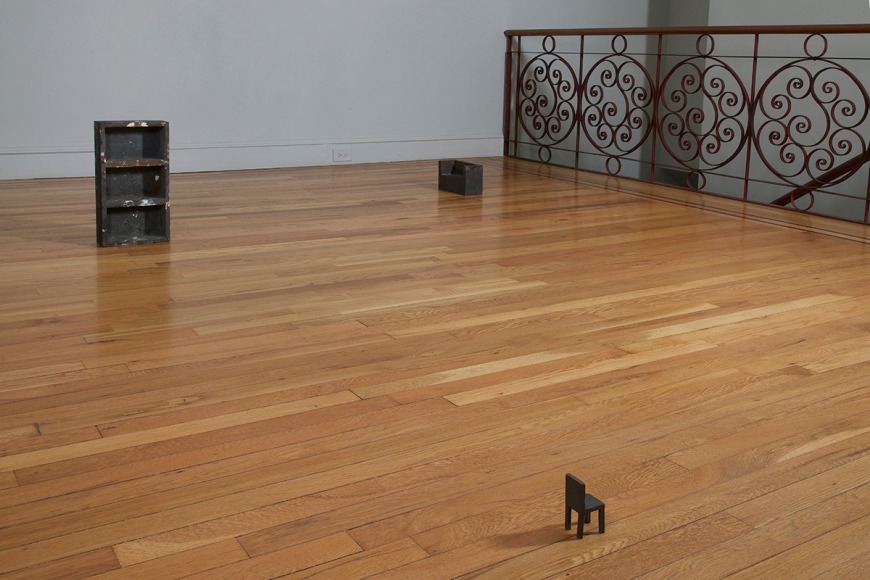 Installation view of&nbsp;Joel Shapiro: Iron and Bronze 1973-76&nbsp;at Craig F. Starr Gallery&nbsp;