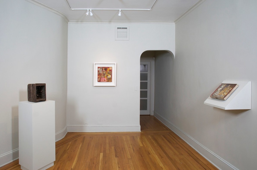 Installation view of&nbsp;Robert Rauschenberg: The Fulton Street Studio, 1953-54&nbsp;at Craig F. Starr Gallery