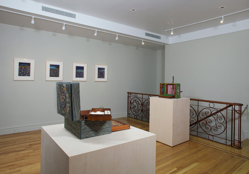 Installation view of Lucas Samaras Pastels at Craig F. Starr Gallery